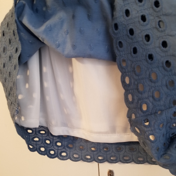 Maurices Ombre Strapless Dress With Brown Belt - Picture 4 of 8